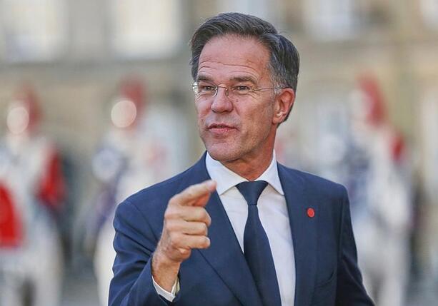 Bild vergrößern: Rutte will nach Ukraine-Verhandlungen Russland weiter Druck machen