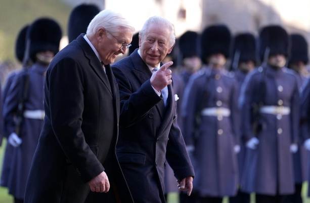 Bild vergrößern: Seltene Ehre: Steinmeier hält Rede vor britischem Parlament