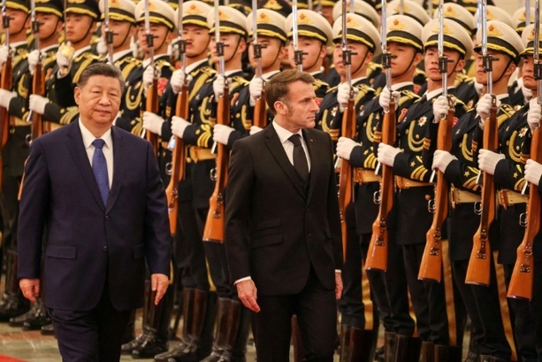 Bild vergrößern: Macron bei Treffen mit Xi: Frankreich und China müssen Differenzen überwinden