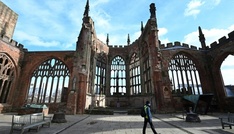 Bundespräsident Steinmeier besucht von NS-Luftwaffe zerbombtes Coventry