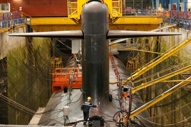 Bild vergrößern: Fünf Drohnen über französischem Atom-U-Boot-Stützpunkt gesichtet