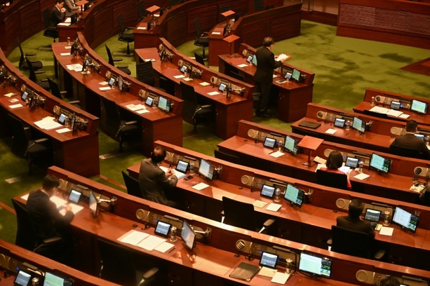 Bild vergrößern: Parlamentswahl in Hongkong:  Wahlrecht lässt nur Kandidatur von Patrioten zu