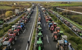 Landwirte in Griechenland protestieren weiter - 20.000 Traktoren auf den Straßen
