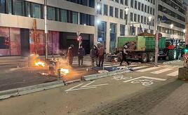 Massive Bauernproteste vor EU-Gipfel in Brüssel