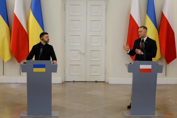 Bild vergr&ouml;&szlig;ern: Selenskyj: Russland würde nach Sieg über die Ukraine Polen angreifen