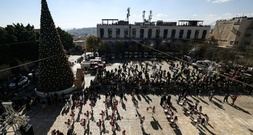 Erste Weihnachtsfeier seit Beginn des  Gaza-Kriegs in Bethlehem
