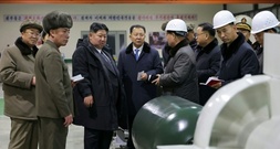 Medien: Kim besucht nordkoreanische Anlage für atomgetriebene U-Boote