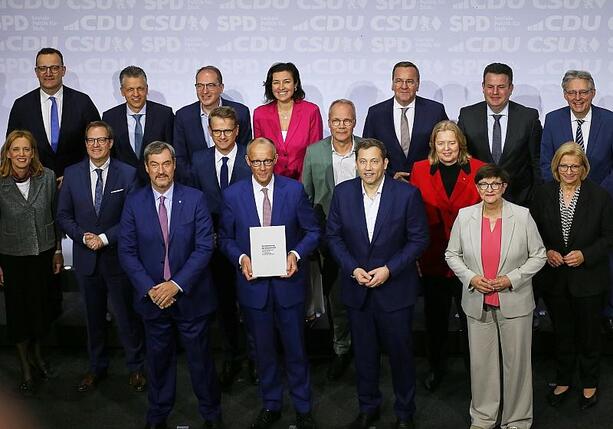 Bild vergr&ouml;&szlig;ern: SPD will erst aktuellen Koalitionsvertrag abarbeiten