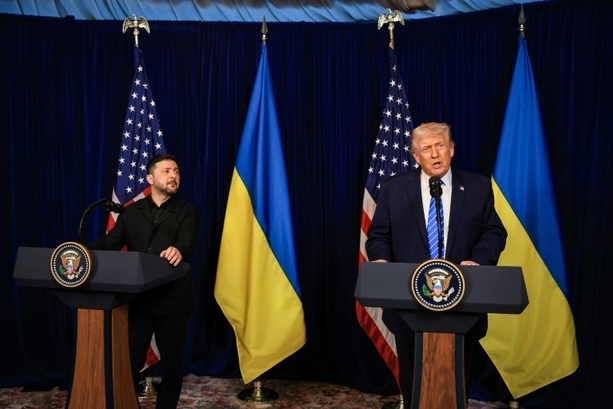Bild vergr&ouml;&szlig;ern: Trump: Ukraine-Einigung nach Treffen mit Selenskyj in Sicht - Streit um Donbass sei lösbar