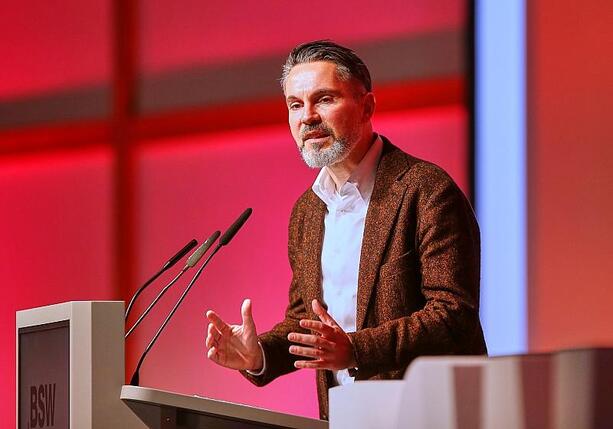 Bild vergr&ouml;&szlig;ern: BSW-Chef wirft Trump Staatsterror vor