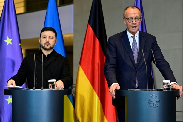 Bild vergr&ouml;&szlig;ern: Merz: Waffenstillstand muss Souveränität der Ukraine wahren