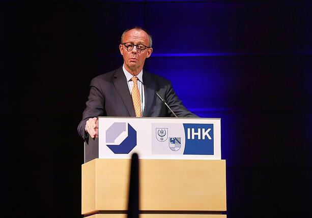 Bild vergr&ouml;&szlig;ern: Merz wettert vor Unternehmern gegen Work-Life-Balance