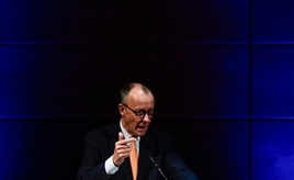 Kanzler Merz spricht auf Weltwirtschaftsforum in Davos