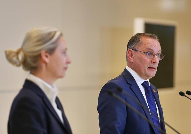 Bild vergr&ouml;&szlig;ern: Chrupalla will erneut mit Weidel für AfD-Vorsitz kandidieren