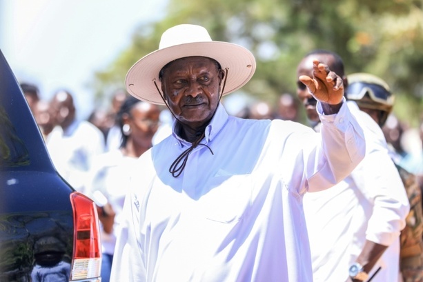 Bild vergr&ouml;&szlig;ern: Uganda: Wahlkommission verkündet Wiederwahl von Langzeit-Präsident Museveni