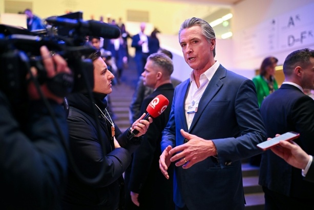Bild vergr&ouml;&szlig;ern: Kaliforniens Gouverneur Newsom warnt EU vor Schwäche gegenüber Trump