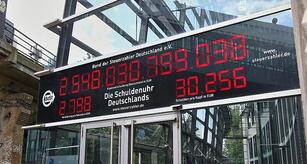 Öffentliche Schulden im dritten Quartal um 2,1 Prozent gestiegen