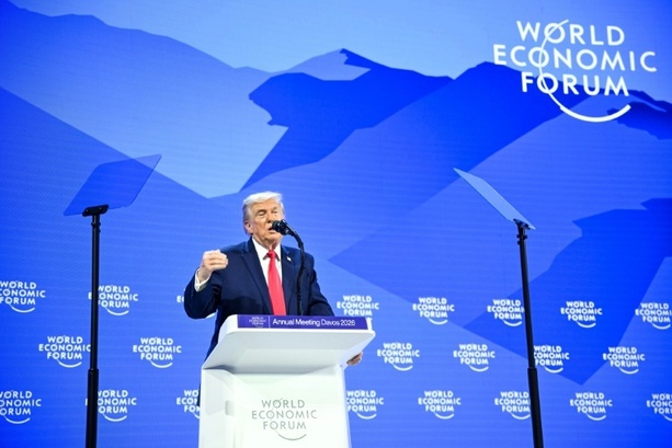 Bild vergr&ouml;&szlig;ern: Trump in Davos: Europa bewegt sich nicht in die richtige Richtung