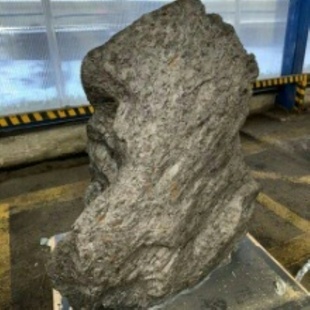 Bild vergr&ouml;&szlig;ern: Getarnt als Gartenskulptur: Russland verhindert Schmuggel von 2,5-Tonnen-Meteorit