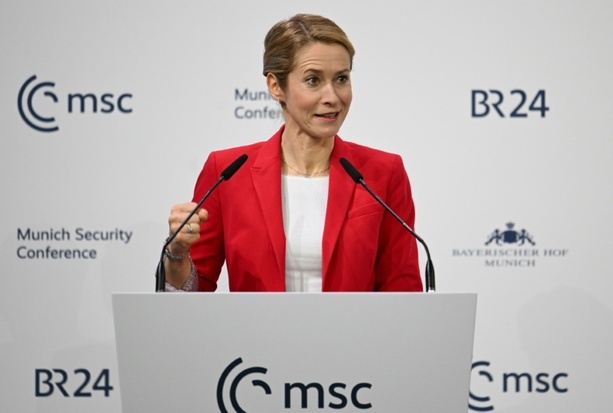 Bild vergr&ouml;&szlig;ern: EU-Außenbeauftragte Kallas kritisiert Europa-Bashing der USA