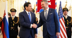 US-Außenminister Rubio zu Besuch in der Slowakei eingetroffen