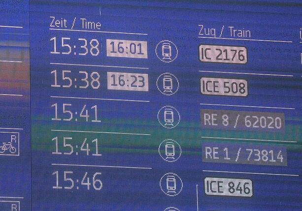 Bild vergr&ouml;&szlig;ern: Erneut IT-Störung bei der Deutschen Bahn
