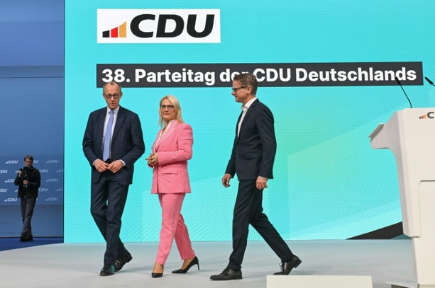 Bild vergr&ouml;&szlig;ern: CDU-Parteitag in Stuttgart startet am Freitag - Stimmungstest für Merz