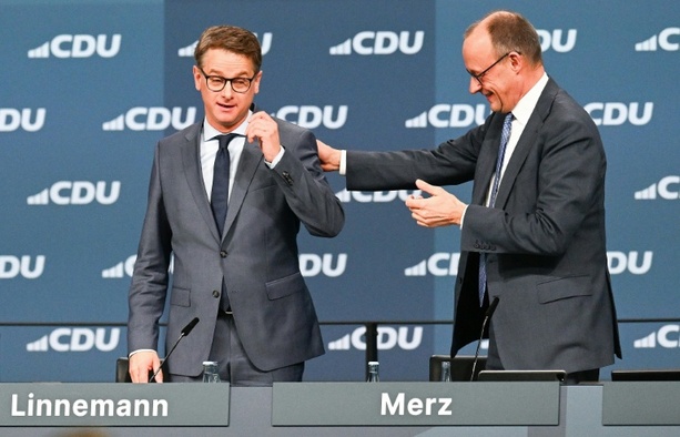 Bild vergr&ouml;&szlig;ern: CDU-Parteitag bestätigt Linnemann mit gutem Ergebnis als Generalsekretär