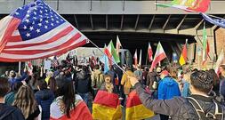 Tausende begrüßen bei Demo in Berlin Angriff auf den Iran