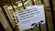 Streiks im öffentlichen Nahverkehr bundesweit fortgesetzt