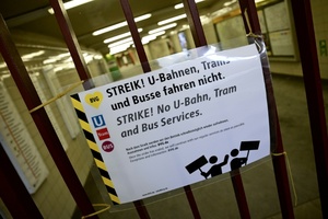 Streiks im öffentlichen Nahverkehr bundesweit fortgesetzt
