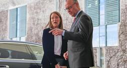 Merz spricht mit EU-Parlamentspräsidentin über Europäischen Rat