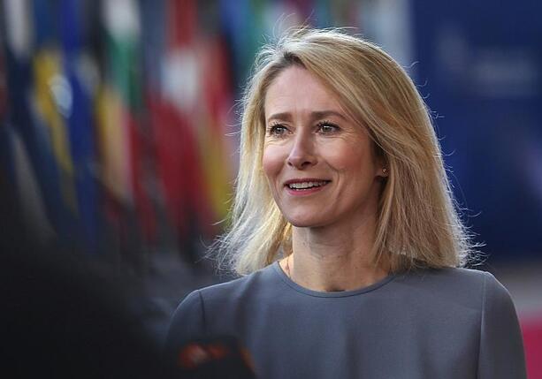 Bild vergr&ouml;&szlig;ern: Kallas fordert politischen Mut bei Freigabe von Ukraine-Kredit