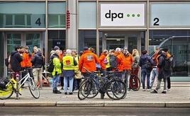 Gewerkschaft mit Streik bei dpa zufrieden