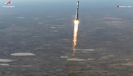 Rakete vom russischen Weltraumbahnhof Baikonur ins All gestartet