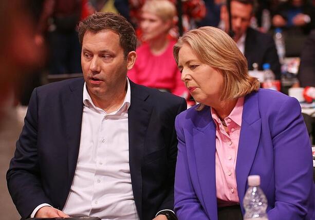 Bild vergr&ouml;&szlig;ern: Klingbeil und Bas wollen SPD-Vorsitzende bleiben