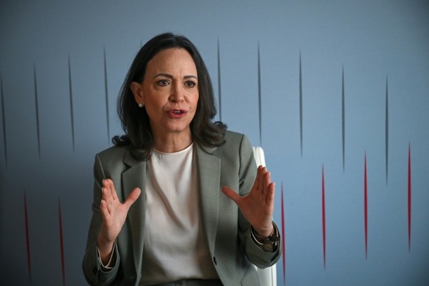 Bild vergr&ouml;&szlig;ern: Oppositionsführerin Machado: Trump hat sozialistische Strukturen in Venezuela zerstört