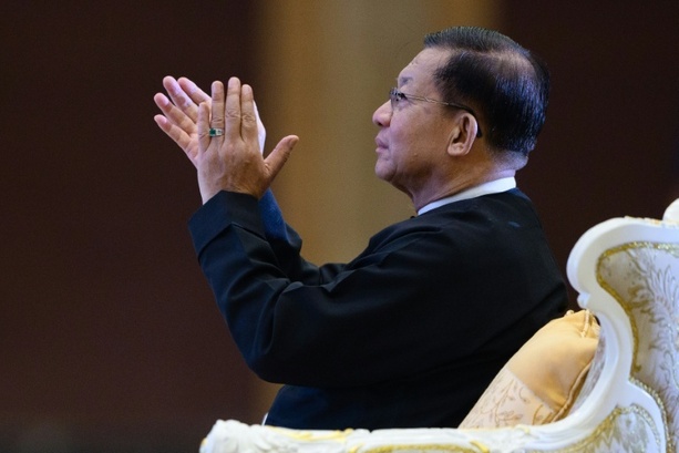 Bild vergr&ouml;&szlig;ern: Myanmars Militärjunta-Chef Min Aung Hlaing zum Vizepräsidenten gewählt