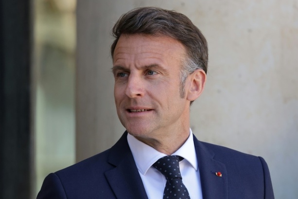 Bild vergr&ouml;&szlig;ern: Frankreichs Präsident Macron zu Besuch bei Papst Leo XIV.