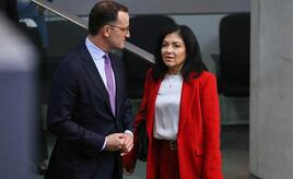 Spahn stärkt Reiche demonstrativ den Rücken