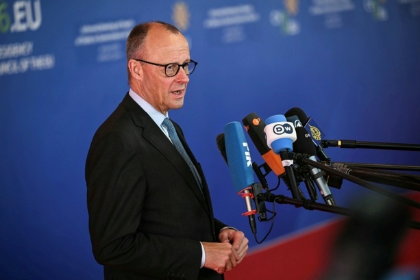 Bild vergr&ouml;&szlig;ern: Merz lehnt höheren EU-Haushalt und neue gemeinsame Schulden ab