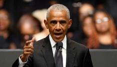 Ex-US-Präsident Obama verurteilt Schüsse am Rande von Dinner mit Trump