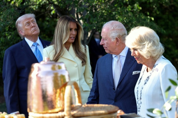 Bild vergr&ouml;&szlig;ern: König Charles III. will in Washington zu  US-britischer Versöhnung aufrufen