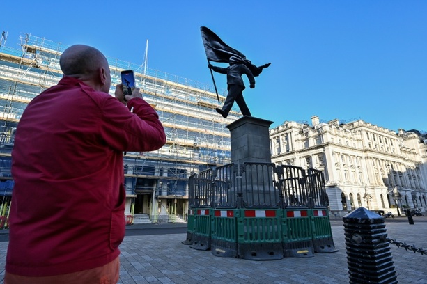 Bild vergr&ouml;&szlig;ern: Neues Banksy-Kunstwerk in London aufgetaucht