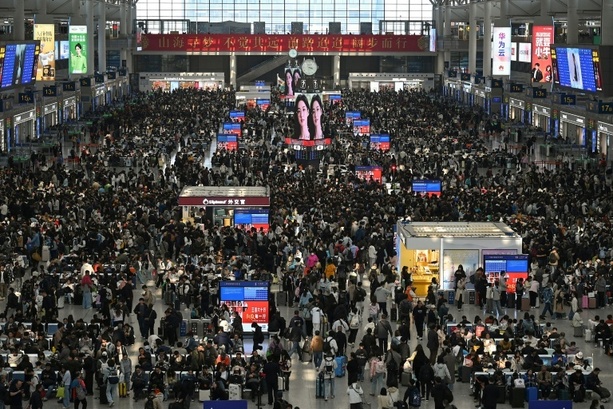 Bild vergr&ouml;&szlig;ern: Tagesrekord: Bahn in China befördert am 1. Mai 24,8 Millionen Fahrgäste
