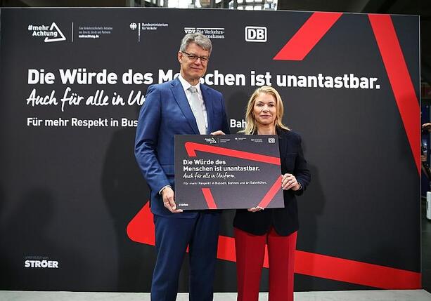 Bild vergr&ouml;&szlig;ern: Bahn fordert von Fahrgästen mehr Respekt