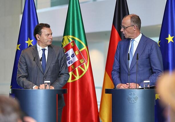 Bild vergr&ouml;&szlig;ern: Deutschland und Portugal wollen wirtschaftliche Beziehungen ausbauen