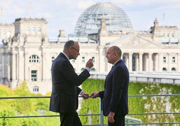 Bild vergr&ouml;&szlig;ern: Merz: Bulgarien zeigt bei Ukraine europäische Solidarität