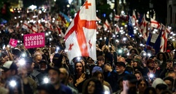 Tausende Demonstranten in Georgien bei Protest gegen Regierung und für EU-Kurs