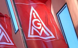 IG Metall demonstriert in Berlin für die Zukunft der Stahlindustrie